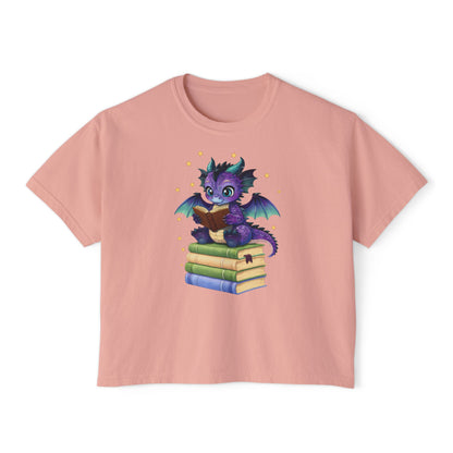Baddie Book Dragon Boxy Tee No Refunds on Clothing No Refunds