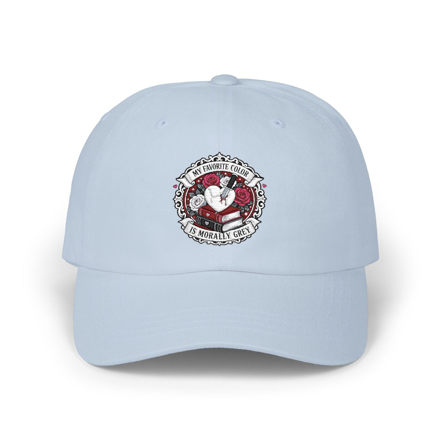 Morally Grey Embroidered Classic Baseball Hat