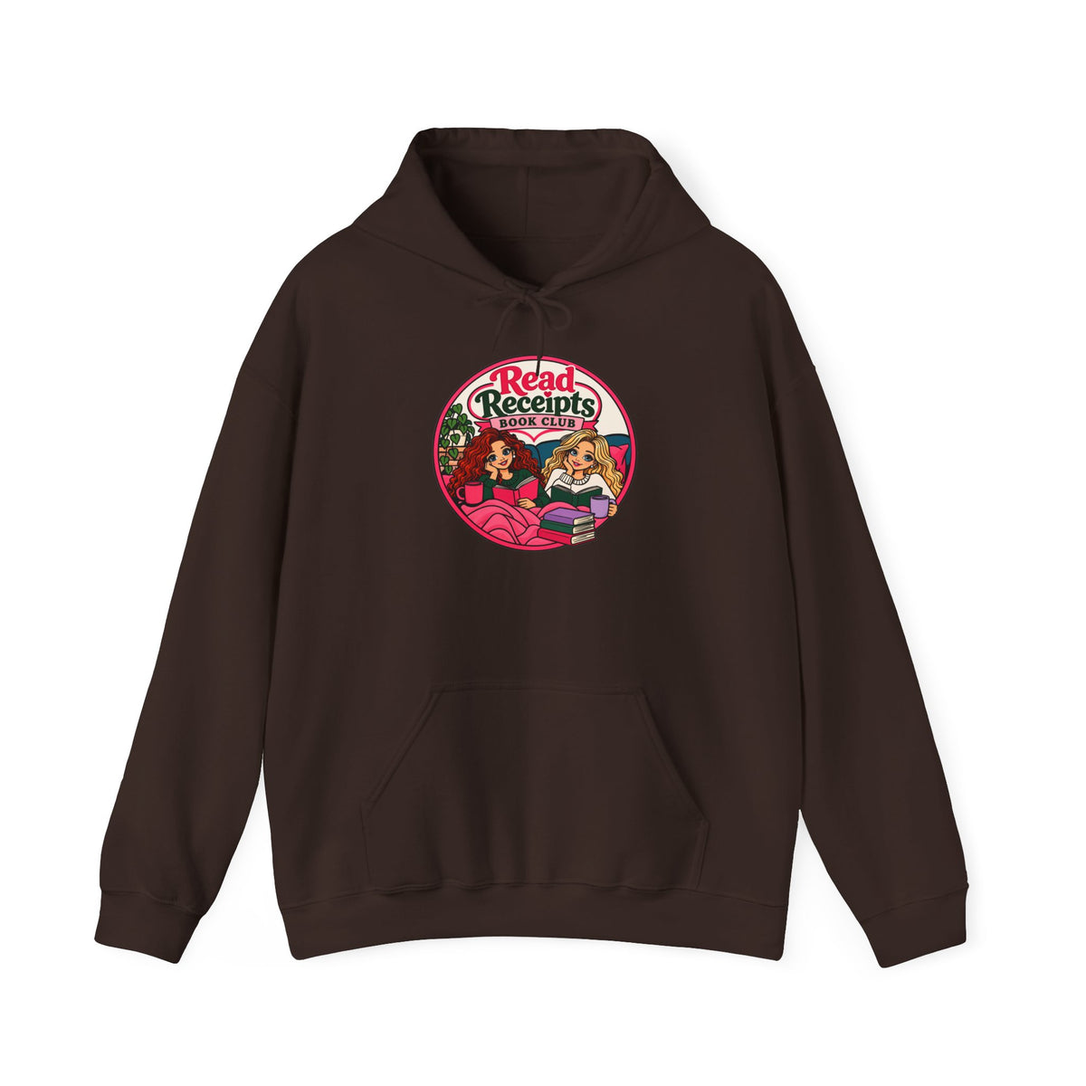 Read Receipts Retro Hoodie — Vintage Girlfriend Squad Graphic Sweatshirt