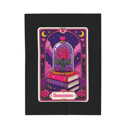 Plush Blanket Romance Bookish Tarot card
