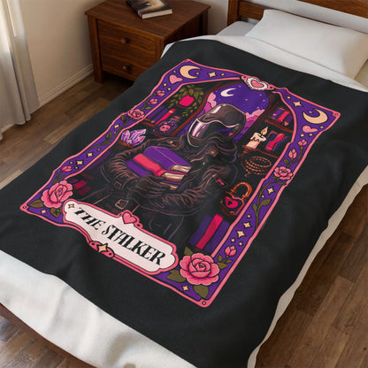 Plush Blanket The Stalker Bookish Tarot card