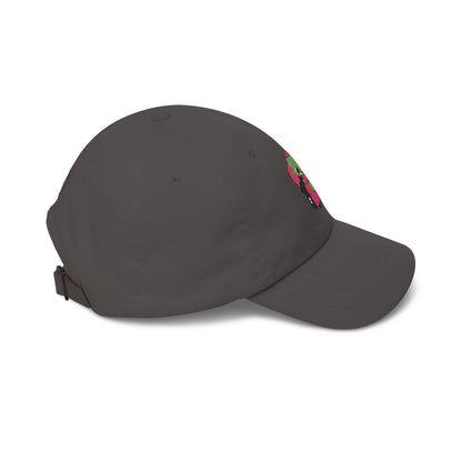Cute Reading Zombie on Pink Armchair Embroidered Hat