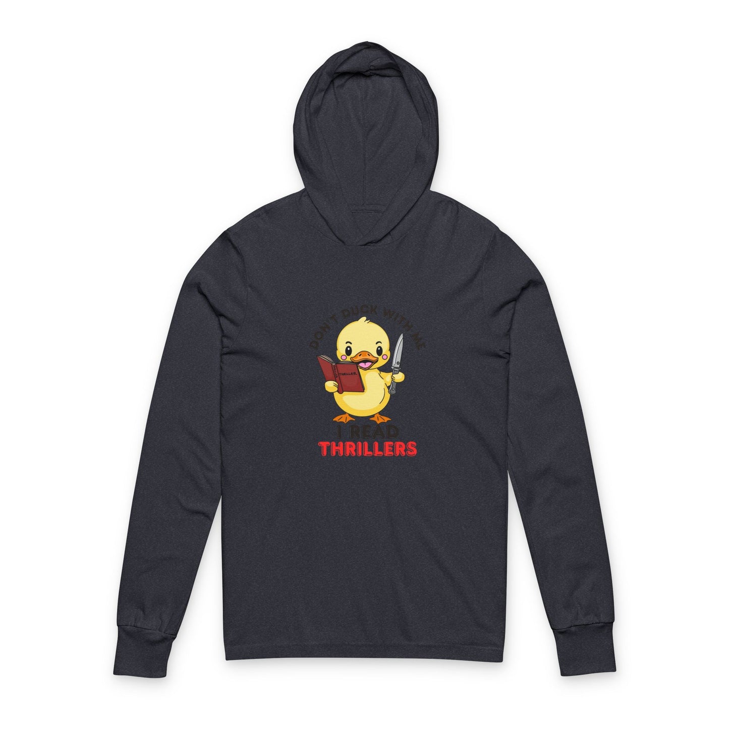 Thriller Duck  Long Sleeve Hooded Shirt