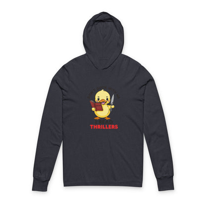 Thriller Duck  Long Sleeve Hooded Shirt