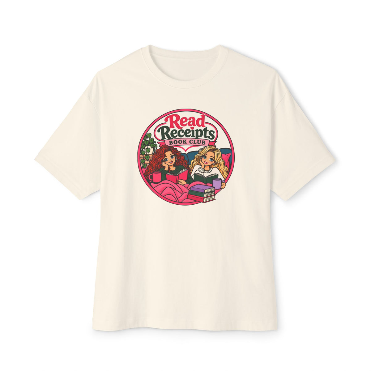 Read Receipts Book Club Tee — Cozy Booklover Graphic Shirt