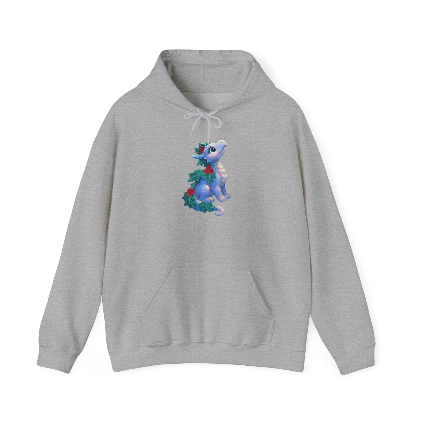 Holiday Dragon Hoodie — Cute Christmas Dragon Graphic Pullover