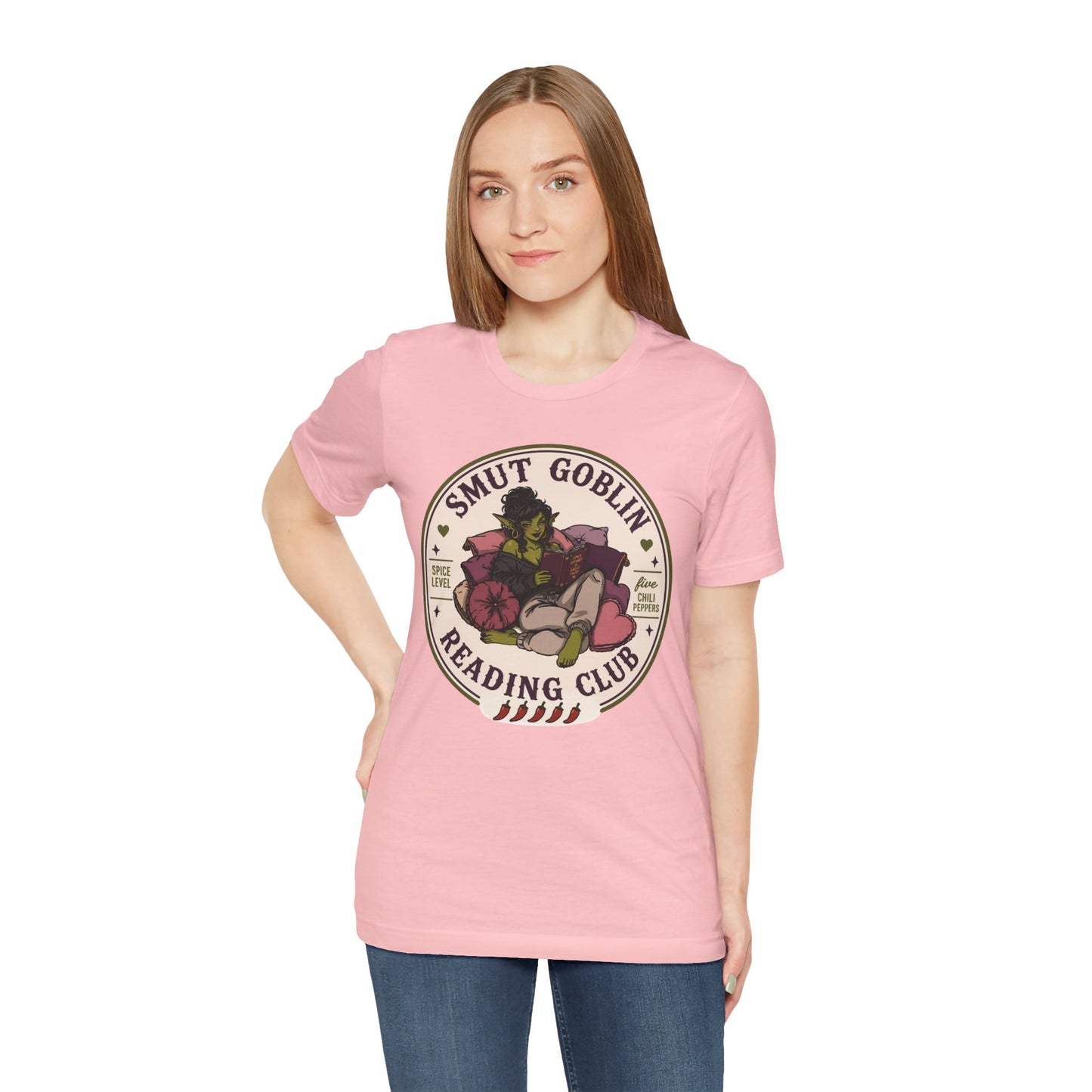 Smut Goblin Reading Club T-Shirt — Cute Goblin Book Lover Tee