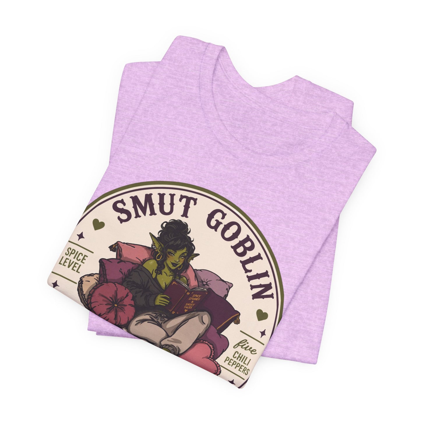 Smut Goblin Reading Club T-Shirt — Cute Goblin Book Lover Tee