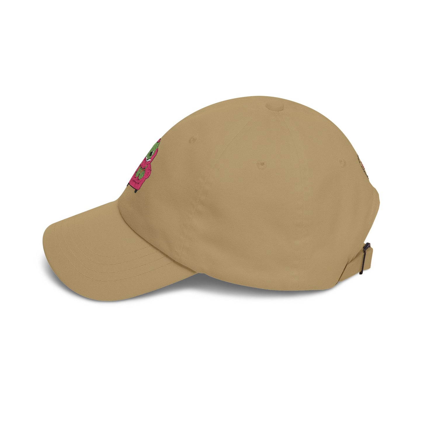 Cute Reading Zombie on Pink Armchair Embroidered Hat