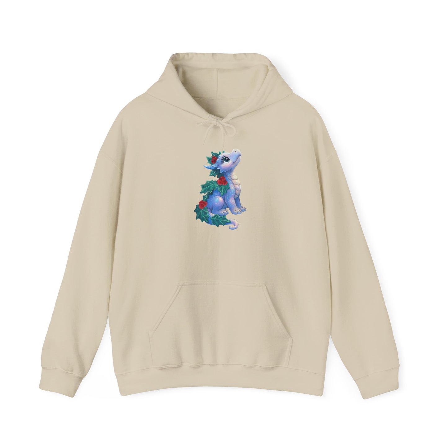 Holiday Dragon Hoodie — Cute Christmas Dragon Graphic Pullover