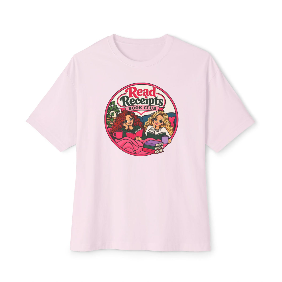 Read Receipts Book Club Tee — Cozy Booklover Graphic Shirt