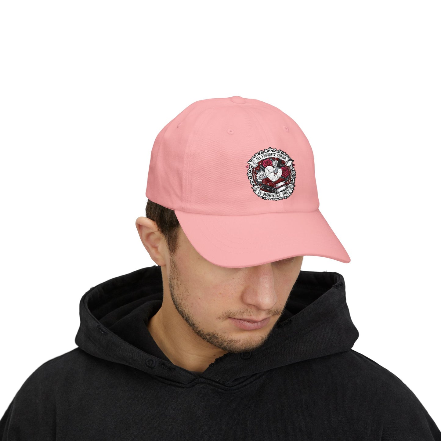 Morally Grey Embroidered Classic Baseball Hat