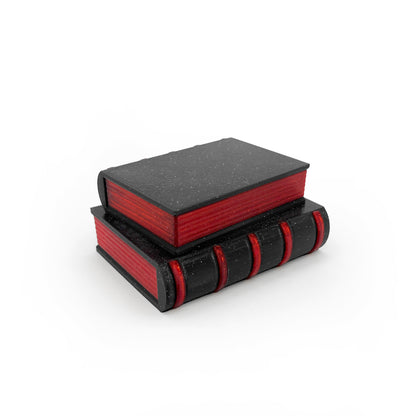 Book Dragon Micros – Book Stack Box with 6 Mini Articulated Dragons | Cute Bookish Container Set