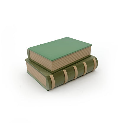 Book Dragon Micros – Book Stack Box with 6 Mini Articulated Dragons | Cute Bookish Container Set