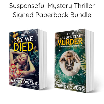 Suspenseful Mystery Thriller Signed Paperback Bundle