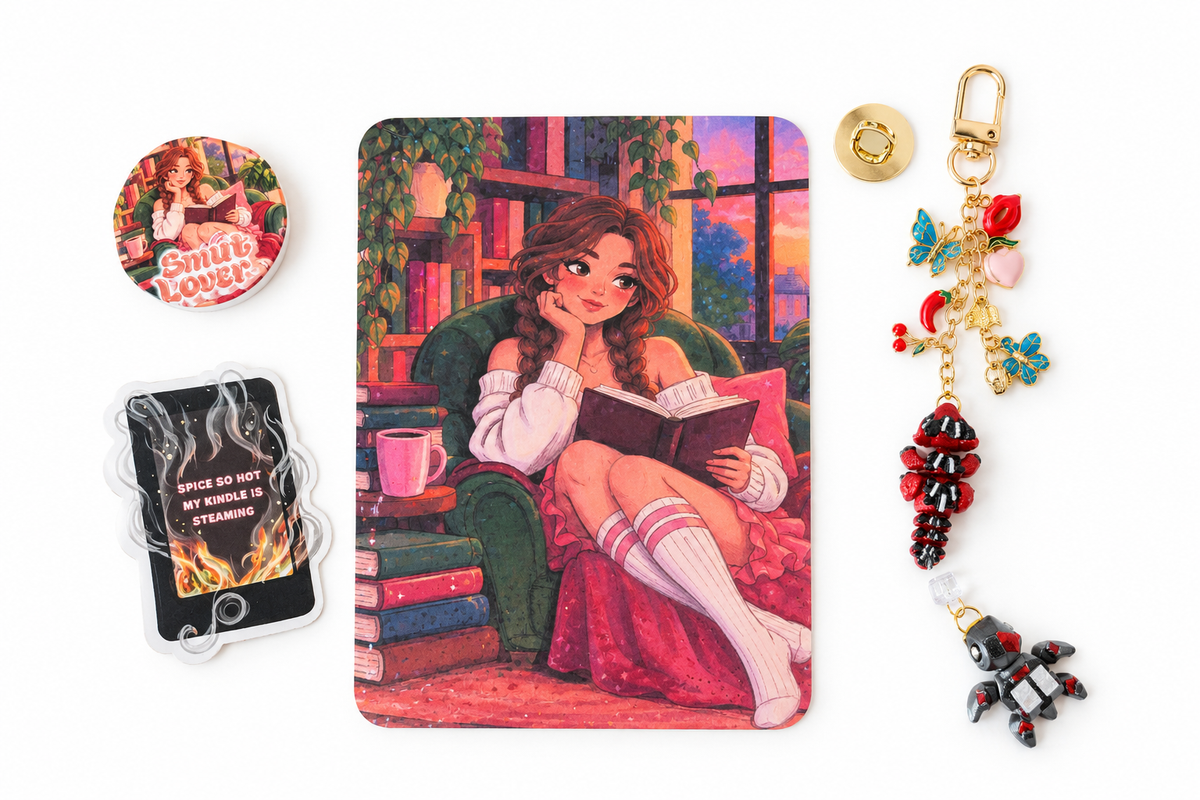Romance/Dark Romance - Date with a Kindle & Matching Mug | Blind Date eBook Gift Box + Kindle Accessories