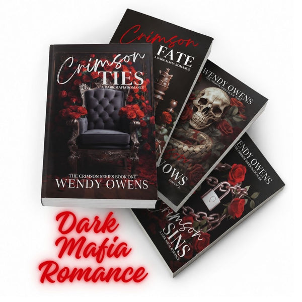 Crimson Series – 4 Book Spicy Mafia Romance Set | Signed Paperback Dark Romance Collection by USA Today Bestselling Author Wendy Owens