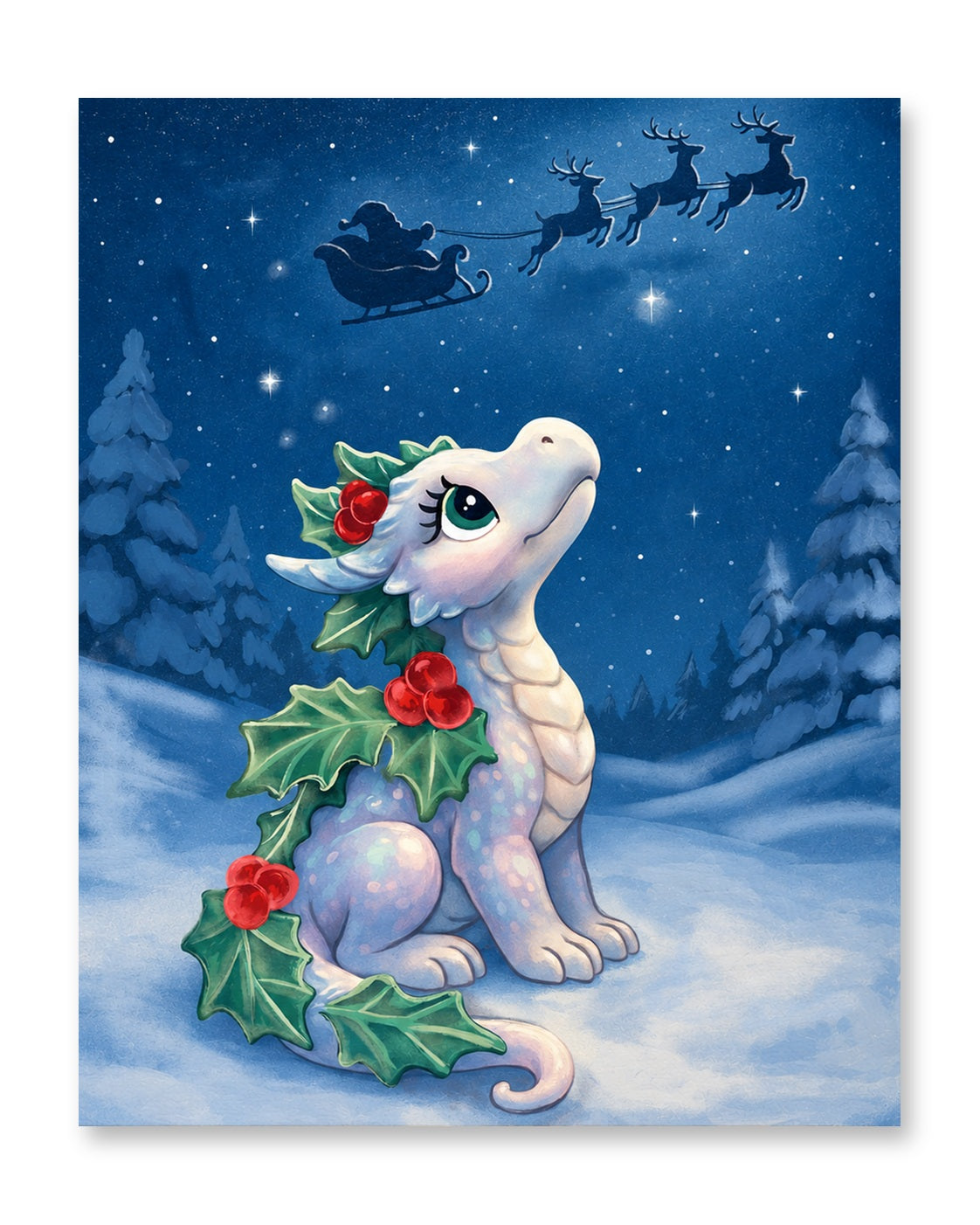Emberly 8x10 matte paper art print on white background