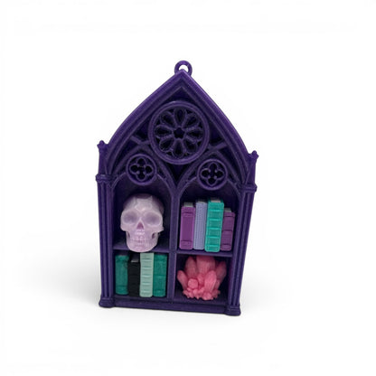 Gothic Bookcase Clicker Mini 3D Printed Fidget Bookshelf