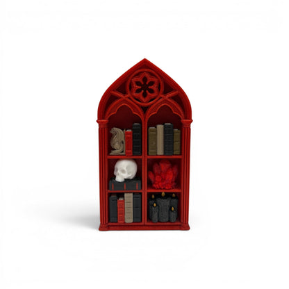Bookcase 6 Clicker — Mini 3D Printed Fidget Bookshelf