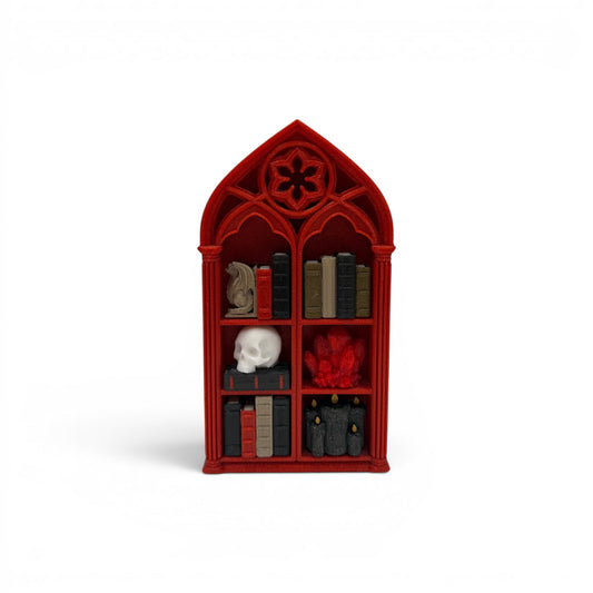 Bookcase 6 Clicker — Mini 3D Printed Fidget Bookshelf