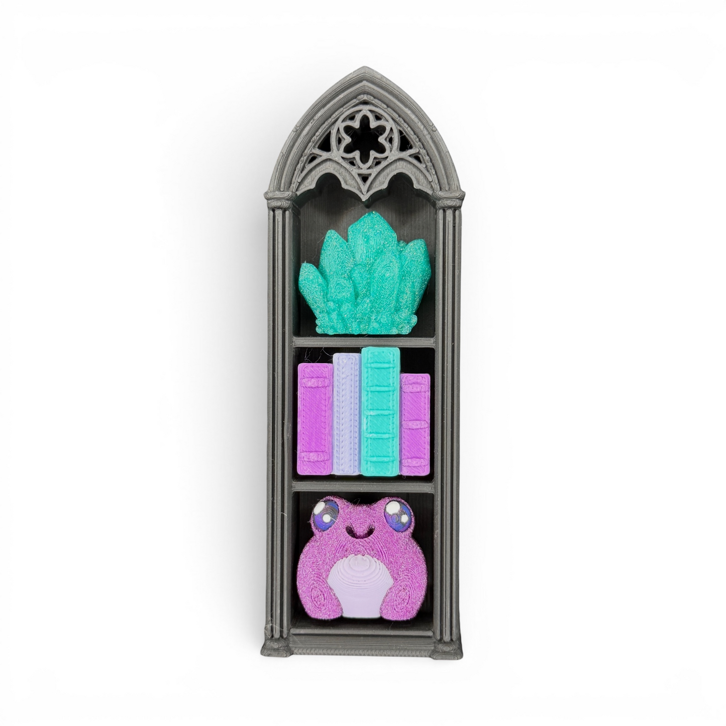 *LIVE PICK ONLY ORDERS* Bookcase Clicker Mini 3D Printed Fidget Bookshelf