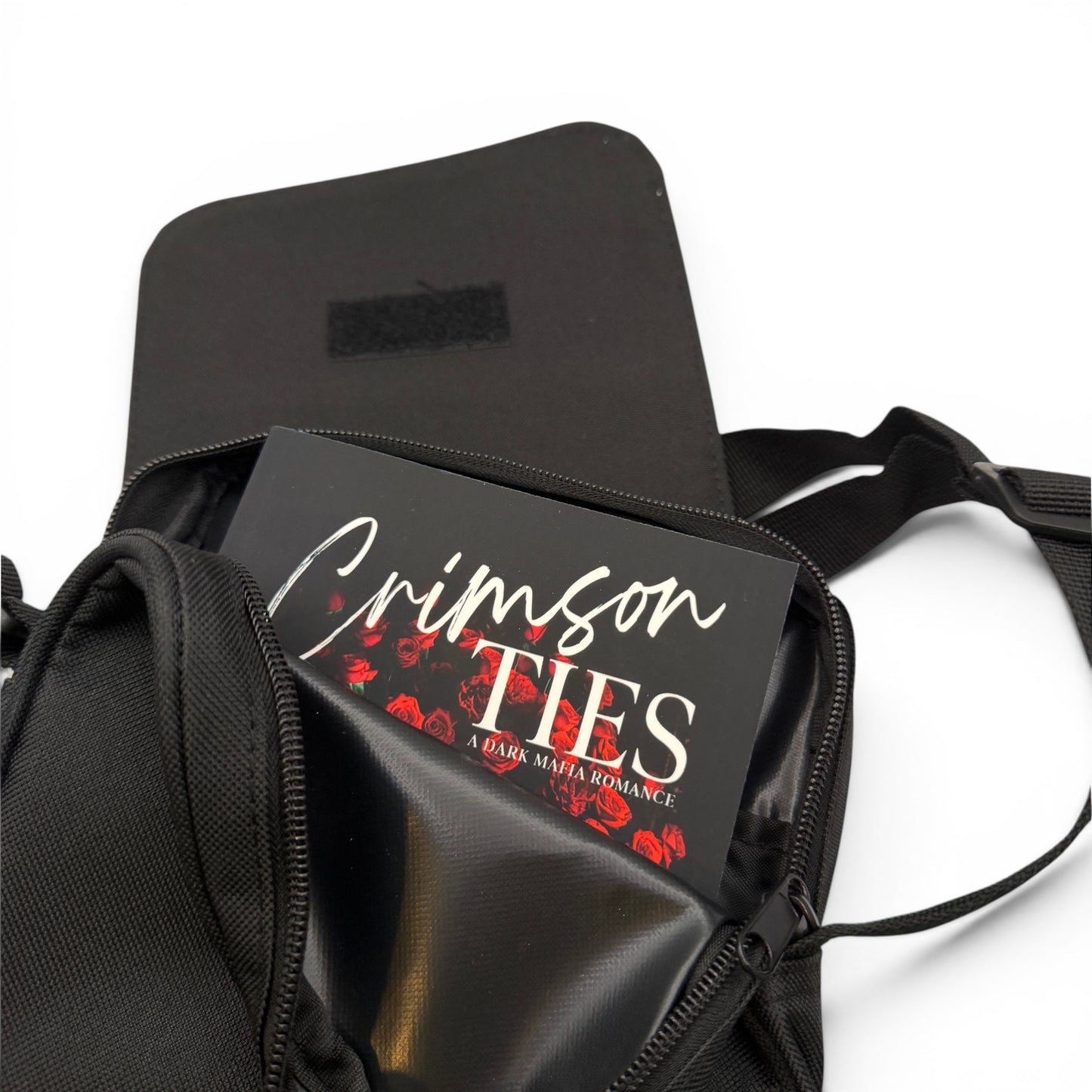 Kindle & Book Crossbody Bag — Exclusive Wendy Owens Artwork