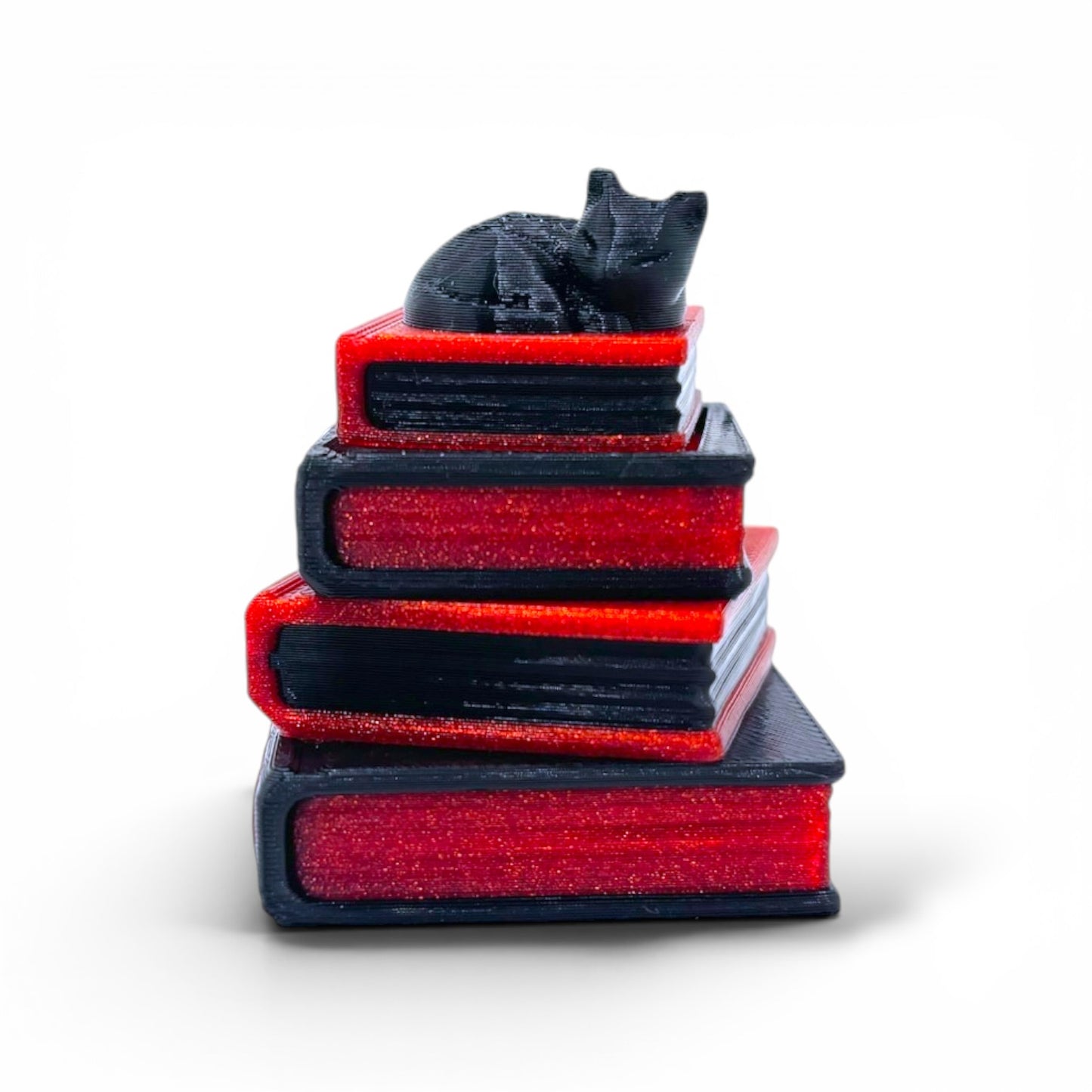 3D Printed Fidget Clicker Book Stack with several color and style options