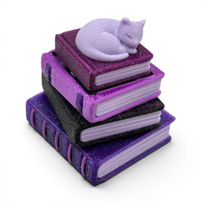 3D Printed Fidget Clicker Book Stack with several color and style options