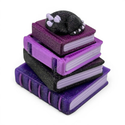 3D Printed Fidget Clicker Book Stack with several color and style options