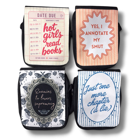 Kindle & Book Crossbody Bag Exclusive Wendy Owens Artwork