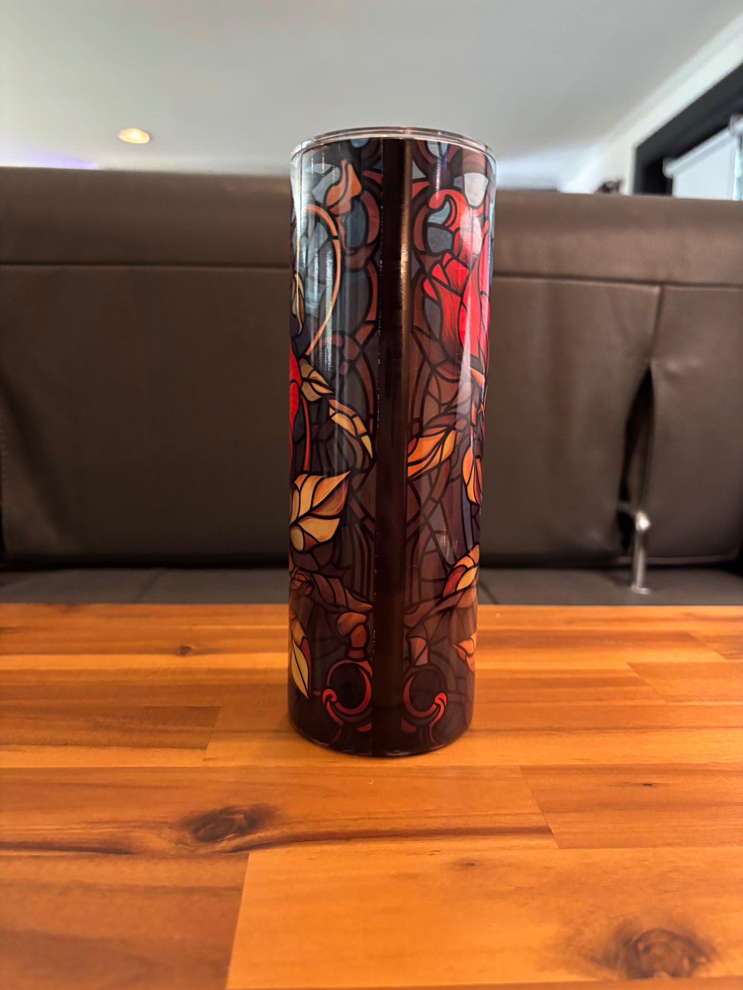 Rose tumbler 20 oz skinny tumbler