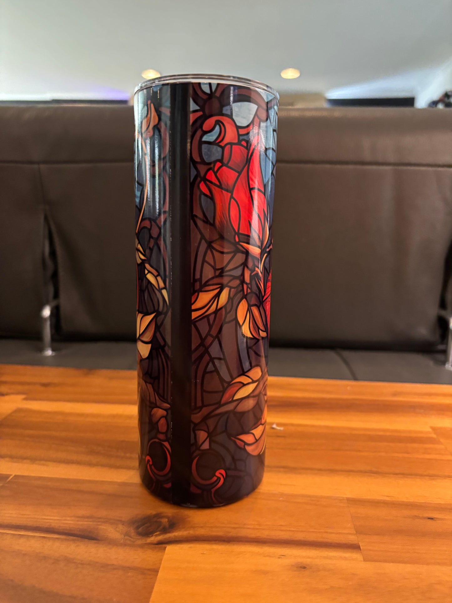 Rose tumbler 20 oz skinny tumbler