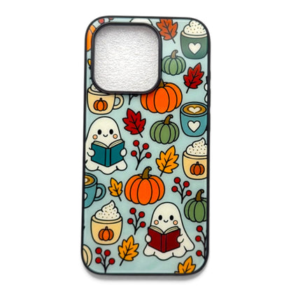 Bookish Pattern for Book Lovers Phone Case| BookTok Aesthetic | Reader Gift | Wireless Charging Compatible | Designs by Wendy Owens  iPhone 13 through 17 Pro Max & Air and Samsung Galaxy and Pixel