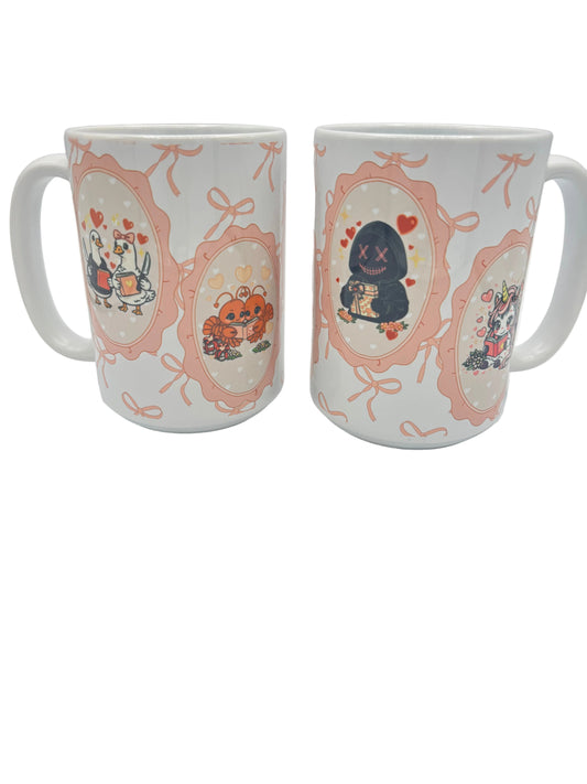 15 oz Bookish Ceramic Mugs — Original Designs by Author & Artist Wendy Owens