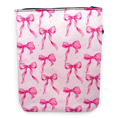 Book Jacket with Printed Patterns, Cover for Journals, Planners, Tablets, Readers | Stylish Case for, Office, Travel with zipper and water resistant liner.