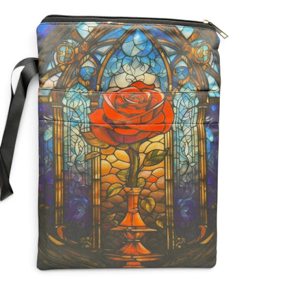 Book Jacket with Printed Patterns, Cover for Journals, Planners, Tablets, Readers | Stylish Case for, Office, Travel with zipper and water resistant liner.