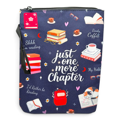 Book Jacket with Printed Patterns, Cover for Journals, Planners, Tablets, Readers | Stylish Case for, Office, Travel with zipper and water resistant liner.