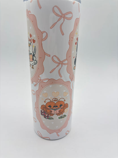 20 oz Tumbler with Straw - Stainless Steel - Drinkware Accessories - Wendy Owens Books