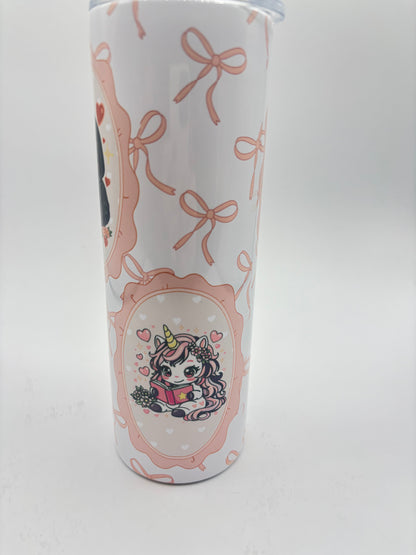 20 oz Tumbler with Straw - Stainless Steel - Drinkware Accessories - Wendy Owens Books