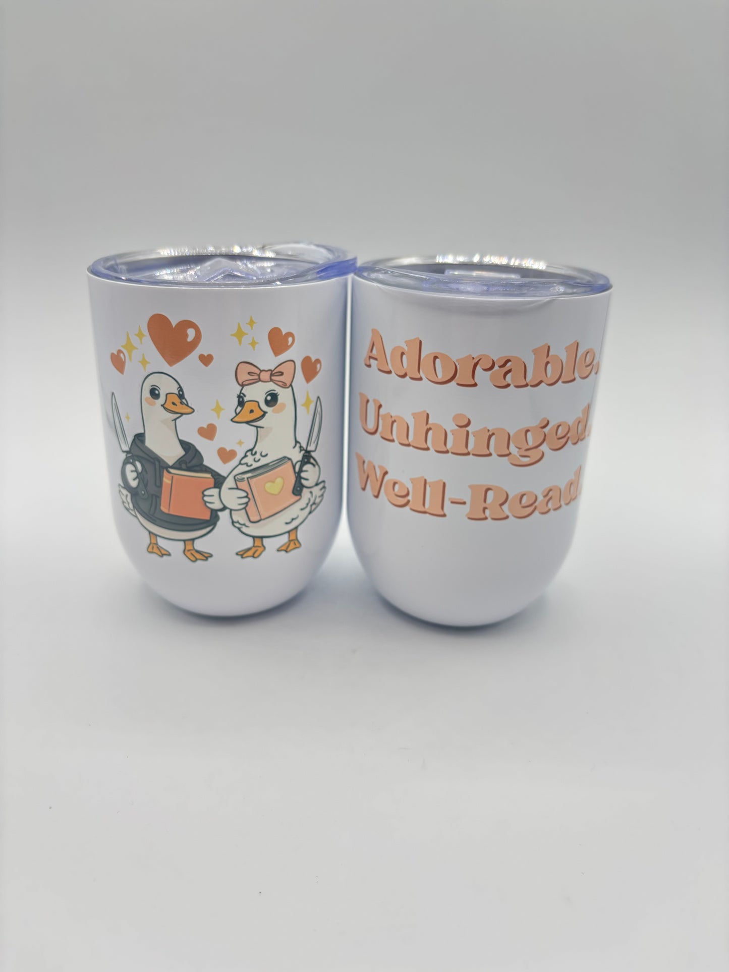 Wine Tumbler - Stainless Steel - Drinkware Accessories - Wendy Owens Books