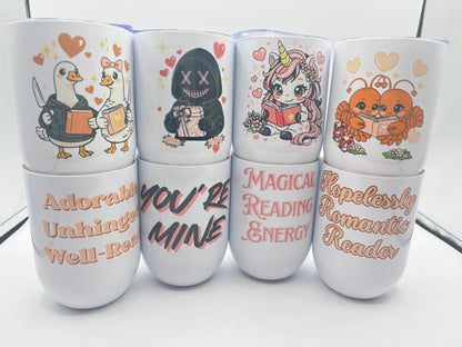 Wine Tumbler - Stainless Steel - Drinkware Accessories - Wendy Owens Books