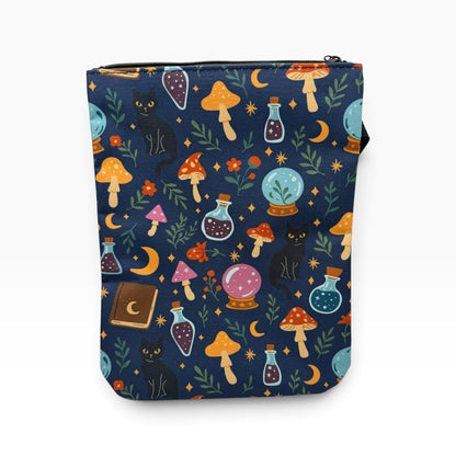 Book Jacket with Printed Patterns, Cover for Journals, Planners, Tablets, Readers | Stylish Case for, Office, Travel with zipper and water resistant liner.