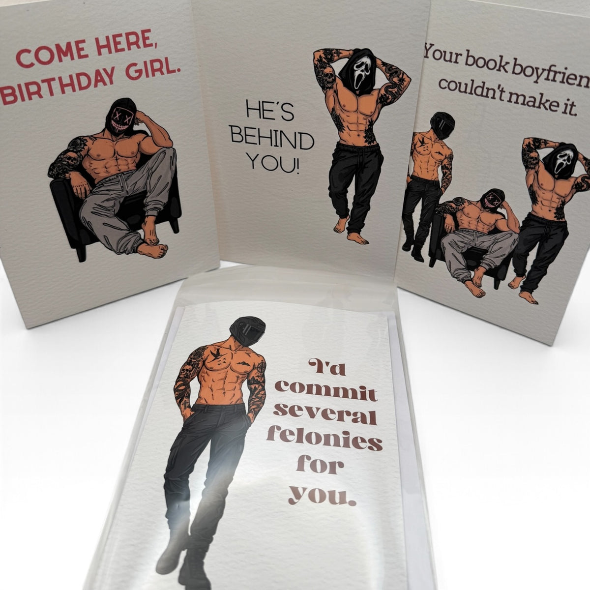 Bookish Greeting Cards for Book Lovers | 5x7 Funny Reader Card with Envelope | Birthday, Thank You, Just Because & More | Booktok Gift for Her, Book Club, Best Friend