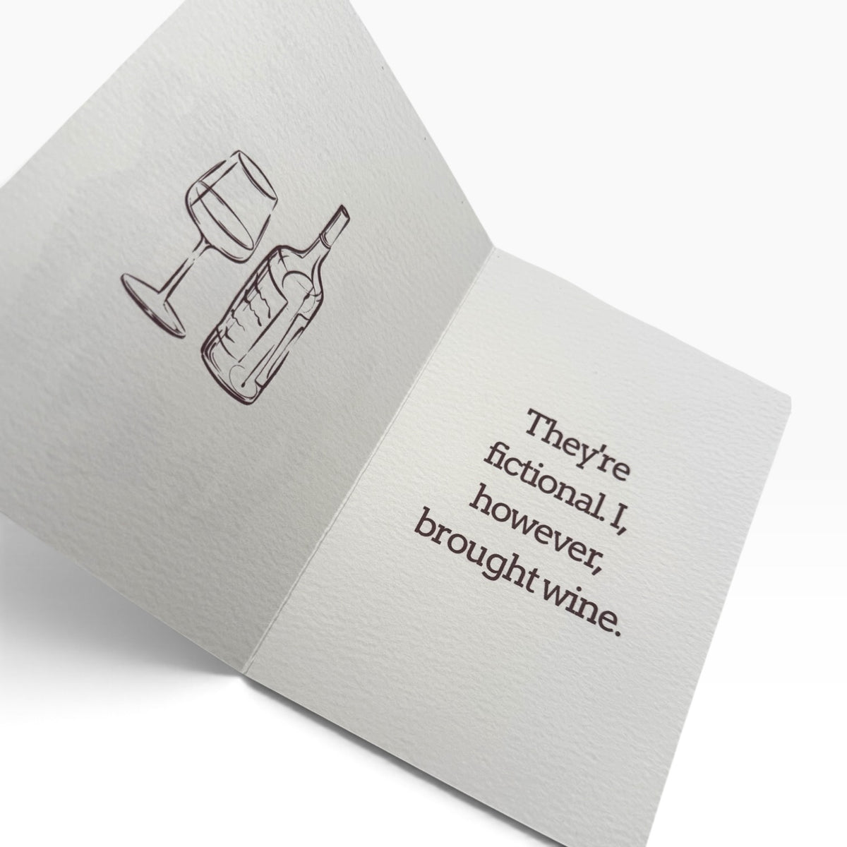 Bookish Greeting Cards for Book Lovers | 5x7 Funny Reader Card with Envelope | Birthday, Thank You, Just Because & More | Booktok Gift for Her, Book Club, Best Friend