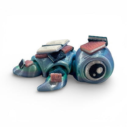 Bookish Turtles - Articulated 3D Printed Turtle Fidget