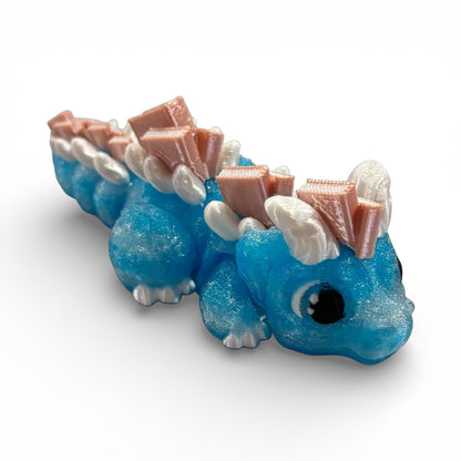 PRE-ORDER Bookish Dragons - Articulated 3D Printed Dragon Fidget