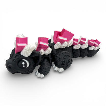 Book Dragons Articulated 3D Printed Fidgets