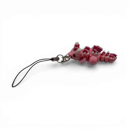 Book Dragon Charm Straps & Dust Plugs  - Cute 3d printed Charms for Kindles, E-Reader, Phones, etc