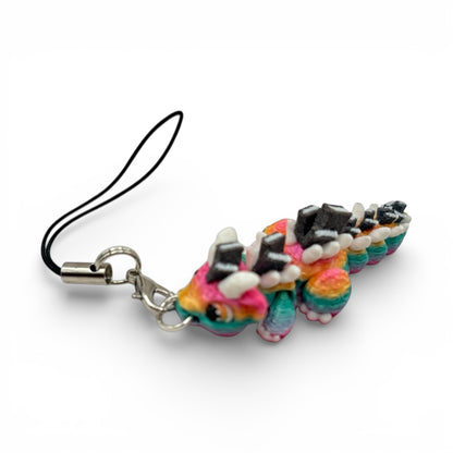 Book Dragon Charm Straps & Dust Plugs  - Cute 3d printed Charms for Kindles, E-Reader, Phones, etc